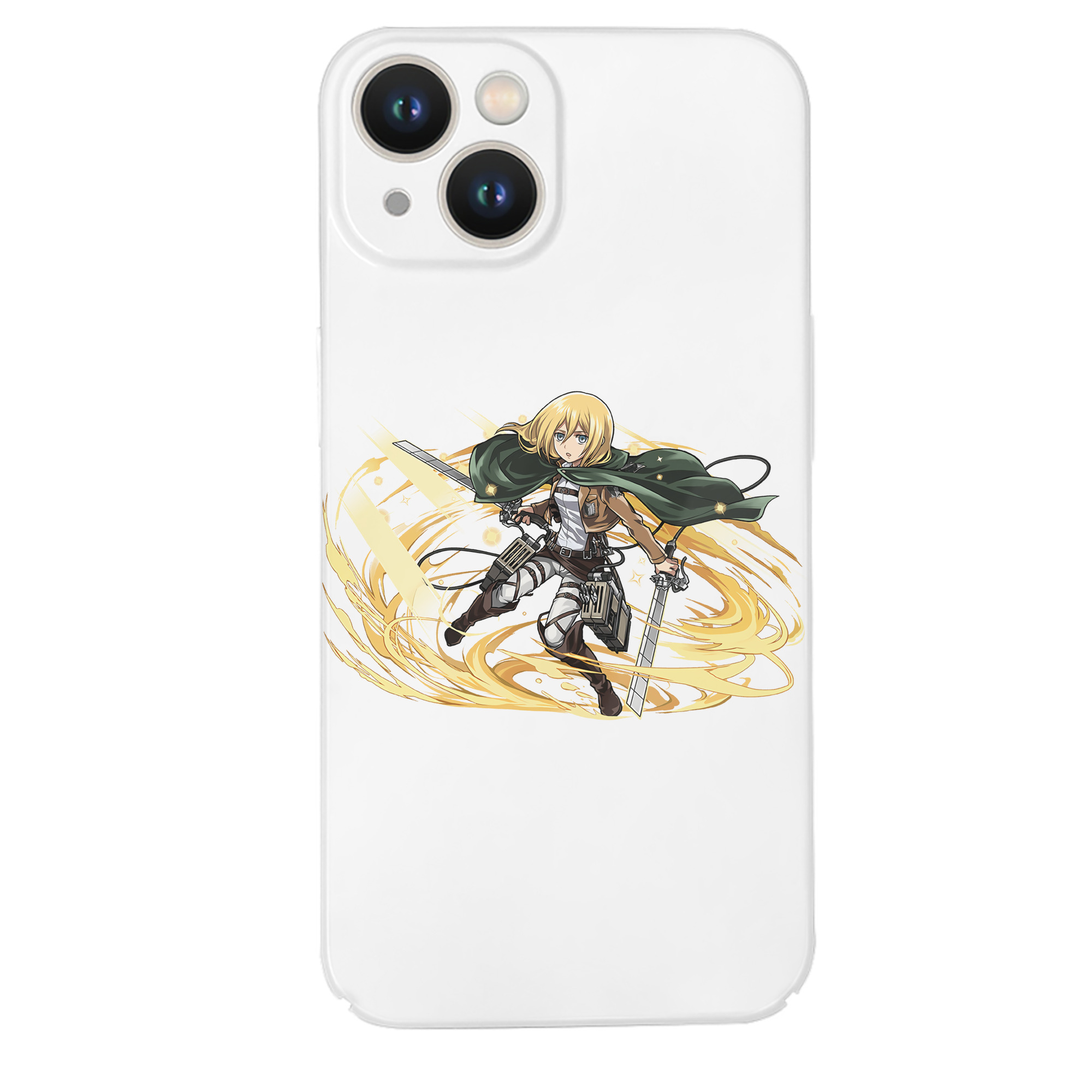 （画像用） 進撃の巨人 クリスタ·レンズ Attack on Titan Christa Lenz 【iPhone 14シリーズ対応】ハードケース